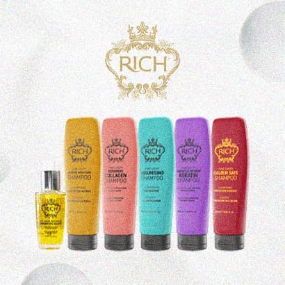 Bagātīgi, grezni, efektīvi – iepazīstieties ar RICH Hair Care!