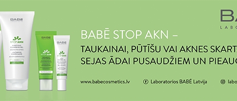 STOP AKNE dienas rutīna kopā ar  Laboratorios BABĒ