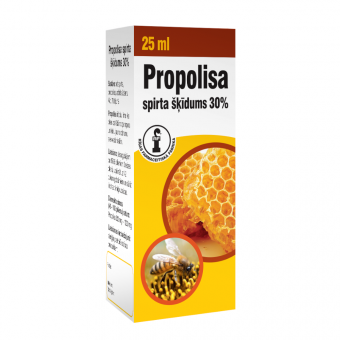 PROPOLISASPIRTAŠĶĪDUMS30%,25ml