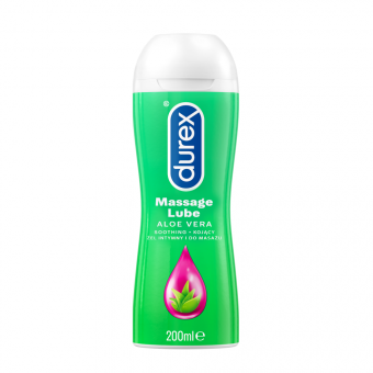 DUREX лубрикант-массажный гель 2в1 PLAY ALOE VERA, 200 мл | euroaptieka.lv