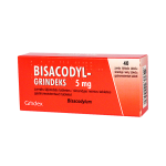 BISACODYL-GRINDEKS 5 mg zarnās šķīstošās tabletes, N40