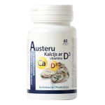 AUSTERU KALCIJS ar D3 vitamīnu, tabletes, 60 gab.