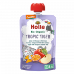 HOLLE bio ābolu un mango smūtijs ar marakuju no 8 mēn. TROPIC TIGER, 100 g