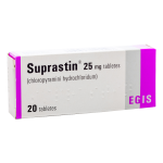 SUPRASTIN 25 mg tabletes, N20