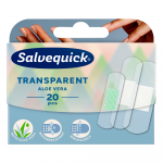 SALVEQUICK plāksteri TRANSPARENT ALOE VERA, 20 gab.