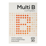 MULTI B COMPLEX tabletes, 30 gab.