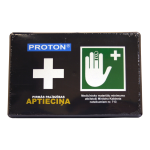 Pirmās palīdzības aptieciņa transportlīdzeklim (kaste), 1 gab.