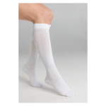 LAUMA MEDICAL medicīnsikās kompresijas pusgarās zeķes COTTON COMFORT, (mod.AD204), baltas, 39-41 izmērs, 1 pāris