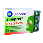 SINUPRET ekstrakts 160 mg apvalkotās tabletes, N20