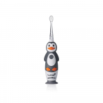 BRUSH BABY lādējama soniskā zobu birste Penguin WILDONE, 1 gab.