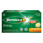 BEROCCA ENERGY vitamīnu un minerālvielu komplekss, 30 putojošo tablešu