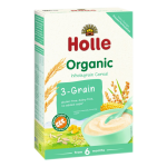 HOLLE bio bezglutēna trīsgraudu putra, no 6 mēn. vecuma, 250 g