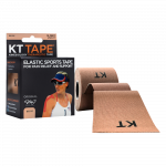 KT TAPE kokvilnas kinezioloģiskais teips, bēšs, nesagriezts, 5 M