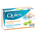 QUIES silikona ausu aizbāžņi pieaugušajiem aizsardzībai pret ūdeni, 6 gab.