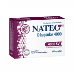 NATEO D3 vitamīns 4000, kapsulas, 60 gab.