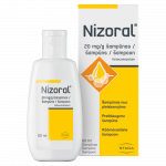 NIZORAL 20 mg/g šampūns, 60 ml