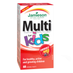 JAMIESON VITA-VIM MULTI bērniem ar dzelzi, košļājamas tabletes, 60 gab.
