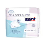 SENI SOFT SUPER absorbējošie palagi, 40x60 cm, 5 gab.