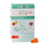 NORSAN OMEGA-3 FISK JELLY želejkonfektes bērniem, 120 gab.
