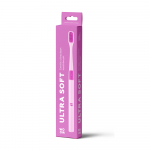 WOOM zobu birste ULTRA SOFT, rozā, 1 gab.