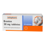 BRONTEX 30 mg tabletes, N20