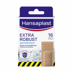 HANSAPLAST ūdensdroši plāksteri nelielu brūču aizsardzībai EXTRA ROBUST, 16 gab.