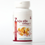 ZIVJU EĻĻA OMEGA-3 ar Lecitīnu un E vitamīnu, kapsulas, 60 gab.