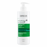 VICHY pretblaugznu šampūns taukainai galvas ādai DERCOS, 390 ml