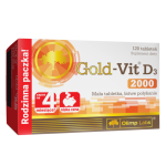 OLIMP LABS Gold-Vit D3 2000, tabletes, 120 gab.