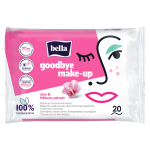 BELLA mitrās salvetes kosmētikas noņemšanai, 20 gab.