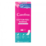 CAREFREE ikdienas ieliktnīši bez smaržas COTTON FEEL NORMAL, 20 gab.