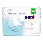 SENI SOFT SUPER absorbējošie palagi ar spārniņiem, 90x170 cm, 30 gab.