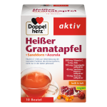 DOPPELHERZ AKTIV HEIΒER GRANATAPFEL+SANDDORN+ACEROLA karstais dzēriens, 10 paciņas