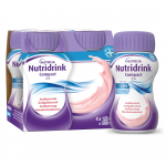 NUTRICIA NUTRIDRINK ar zemeņu garšu, 4 gab., 125 ml