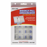ACU-LIFE Zāļu kārbiņu komplekts nedēļai pa dienām 4 daļās, 1 gab.+nav