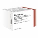 FERCELAN 202,8 mg/0,8 mg/100 mg cietās kapsulas, N100