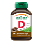 JAMIESON VITAMIN D 1000 IU (25mkg), таблетки, 100 шт.
