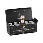 THE COLLAGEN COMPANY kolagēns marakujas garšu PURE LIQUID MARINE COLLAGEN BLACK EDITION, 10 gab., 30 ml