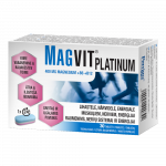MAGVIT 400 mg magnija +B6 +B12, PLATINUM, 30 tabletes