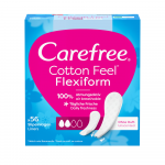 CAREFREE ikdienas ieliktnīši COTTON FLEXI FORM, 56 gab.
