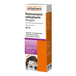 KETOCONAZOL-RATIOPHARM 20 mg/ml šampūns, 60 ml