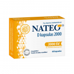 NATEO D 2000 kapsulas, 60 gab.