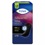TENA uroloģiskās paketes SILHOUETTE NOIR MINI, 18 gab.