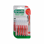 GUM межзубная щётка TRAV-LER, 0, 8 мм, 6 шт.
