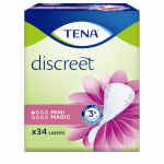 TENA uroloģiskie ieliktņi DISCREET MINI MAGIC, 34 gab.
