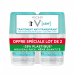 VICHY шариковый дезодорант с антиперспирантным действием ANTI-TRACE 48Ч, 2 шт., 50 мл