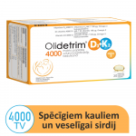 OLIDETRIM 4000 D3 + K2 Omega-3, 30 kapsulas