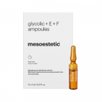 MESOESTETIC ампулы с гликолевой кислотой и витаминами E и F GLYCOLIC, 10 шт., 2 мл