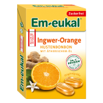 EM-EUKAL konfektes ar C vitamīnu, bez cukura INGVERS, APELSĪNS, 50 g