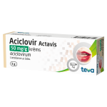 ACICLOVIR ACTAVIS 50 mg/g krēms, 5 g